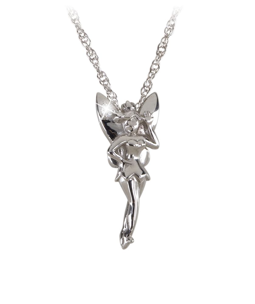 Sterling and Diamond Tinker Bell Necklace