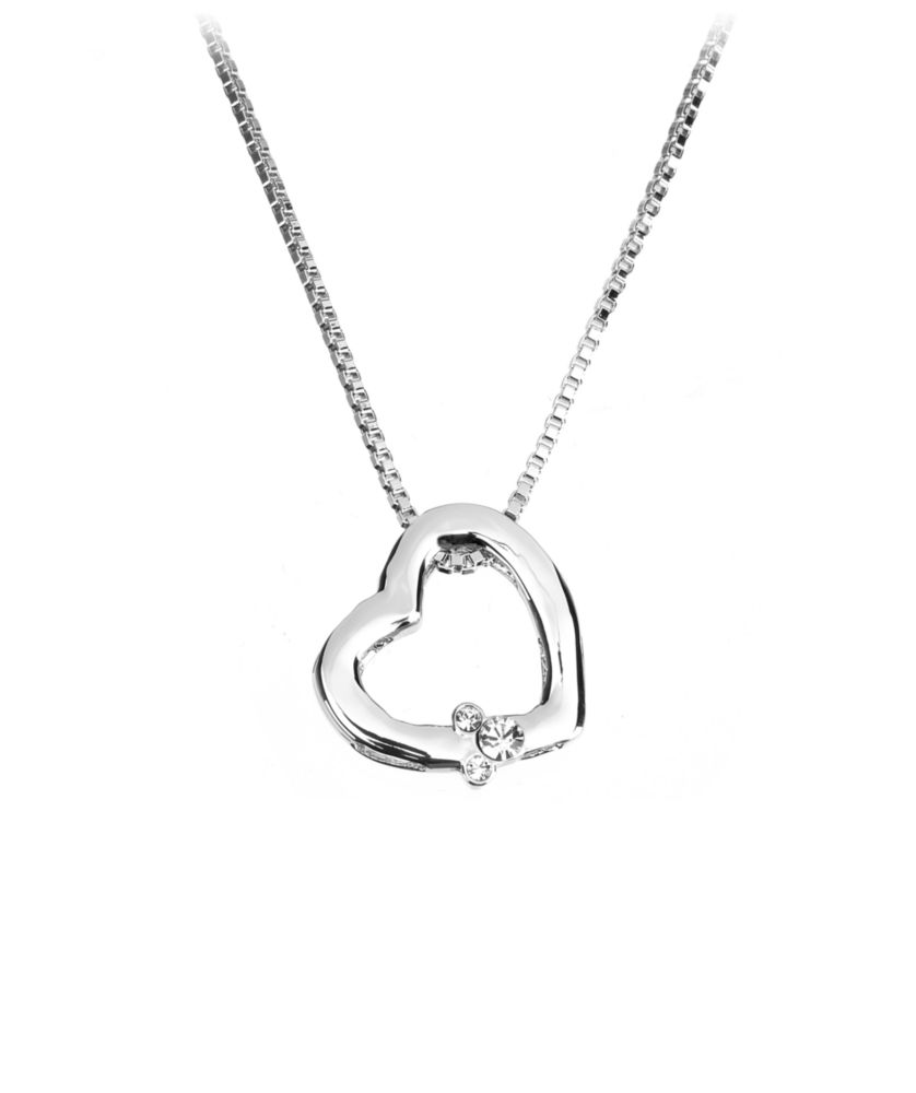 Sterling Silver Swing Heart Mickey Mouse Necklace