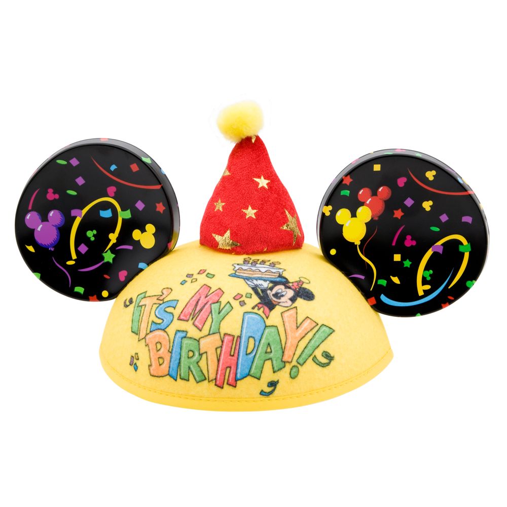 Personalizable Birthday Mickey Mouse Ear Hat