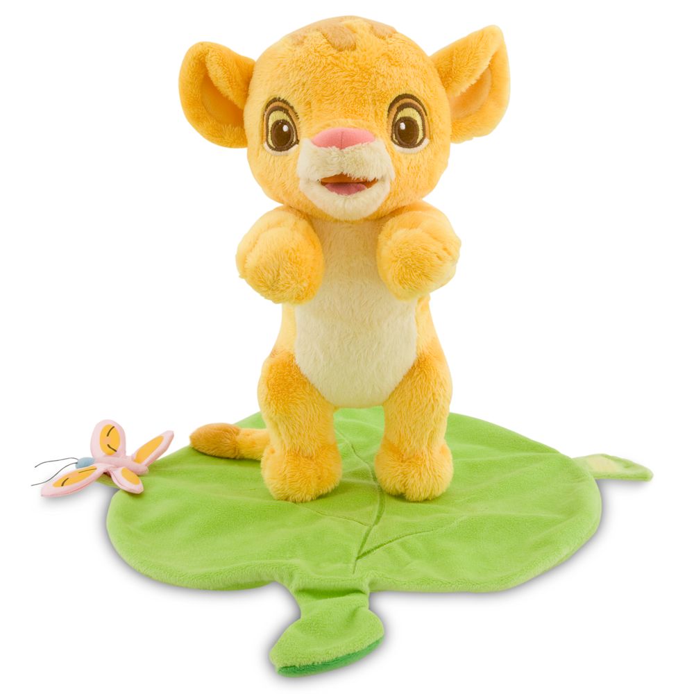 baby simba plush w blanket