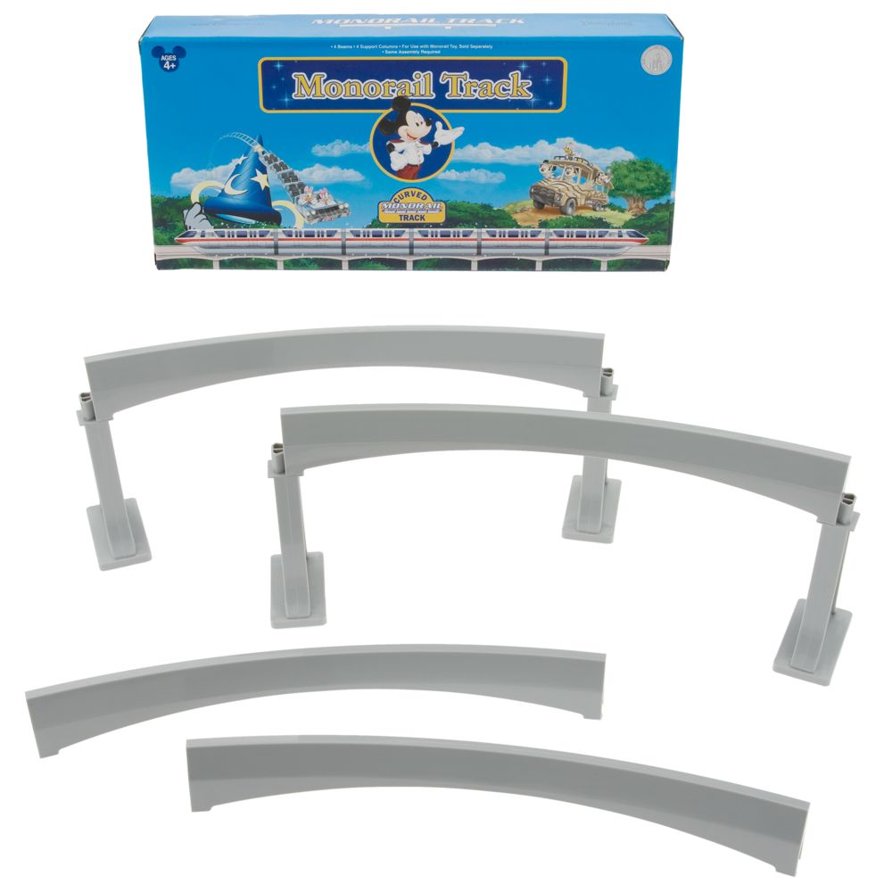 Disney Parks Monorail Track -- Curved