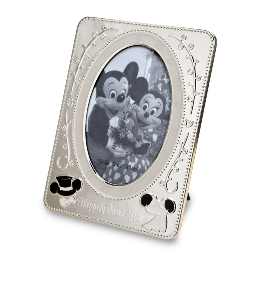 Wedding Mickey Mouse and Minnie Mouse Frame -- 5'' x 7''