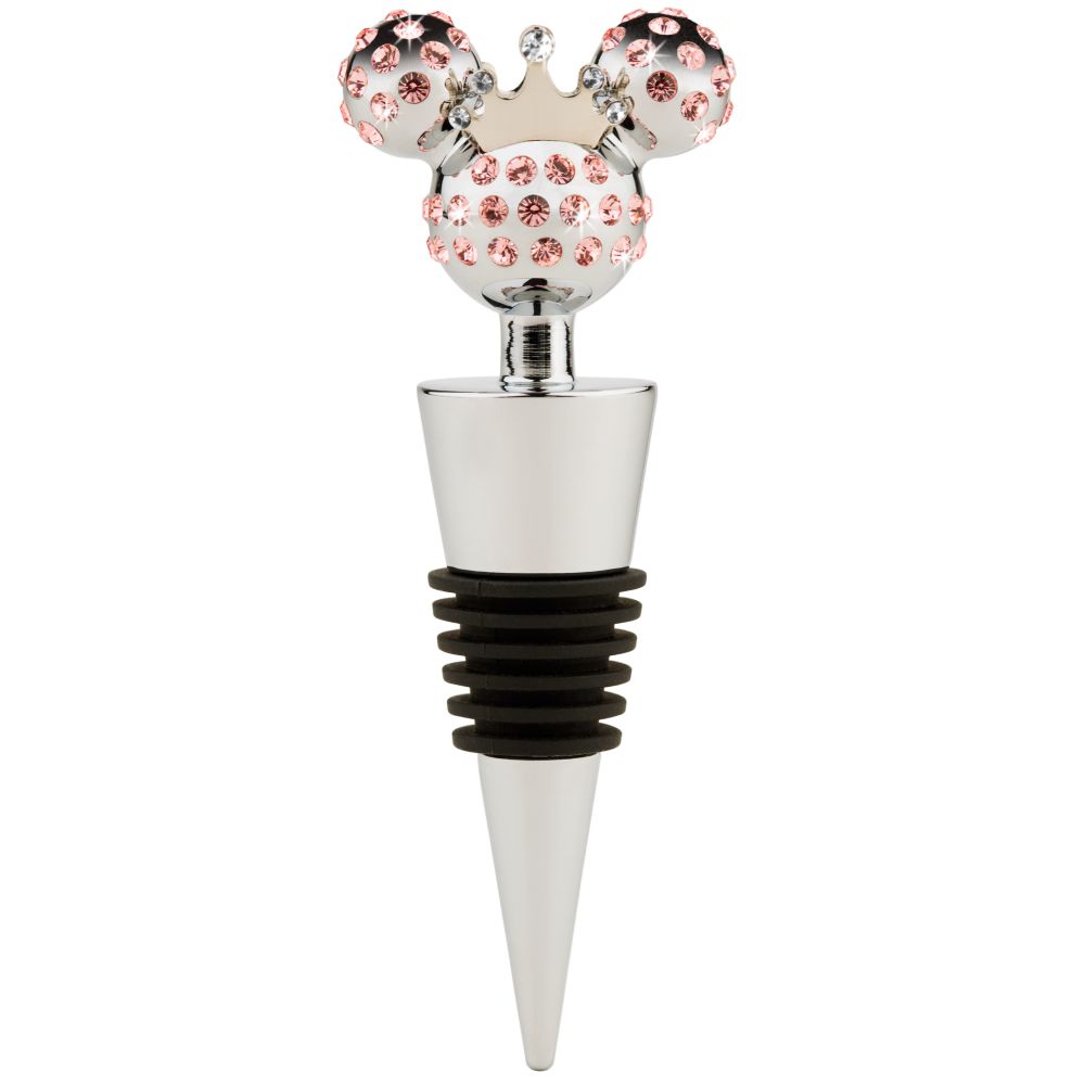 Rhinestone Crown Mickey Mouse Bottle Stopper
