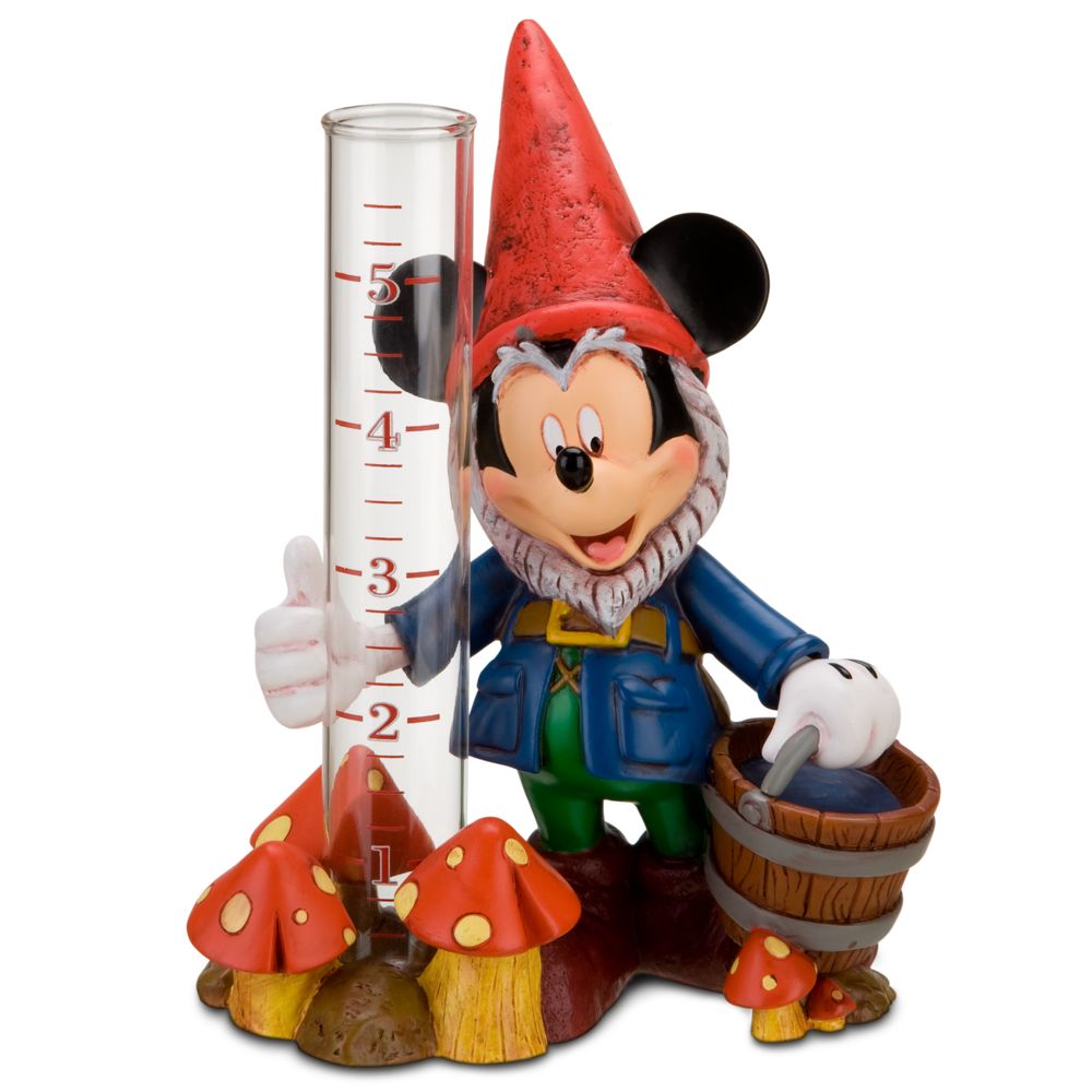 Mickey Mouse Garden Gnome Rain Gauge