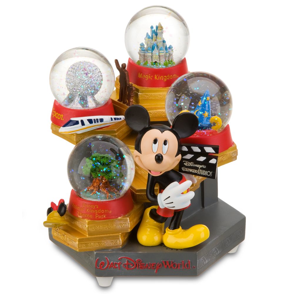 Four Parks Walt Disney World Resort Mickey Mouse Snowglobe