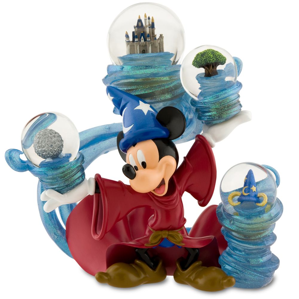 ''Four Parks, One World'' Sorcerer Mickey Mouse Snowglobe