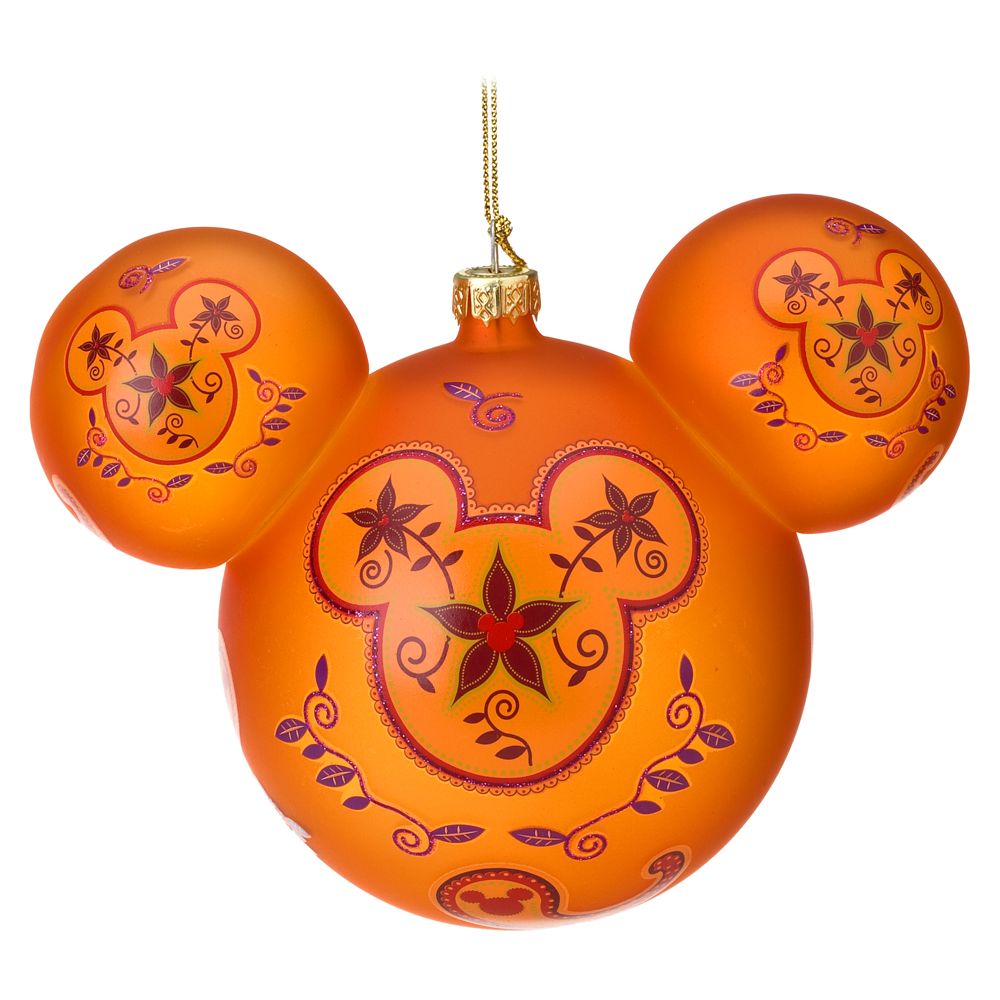 Paisley Mickey Mouse Ornament