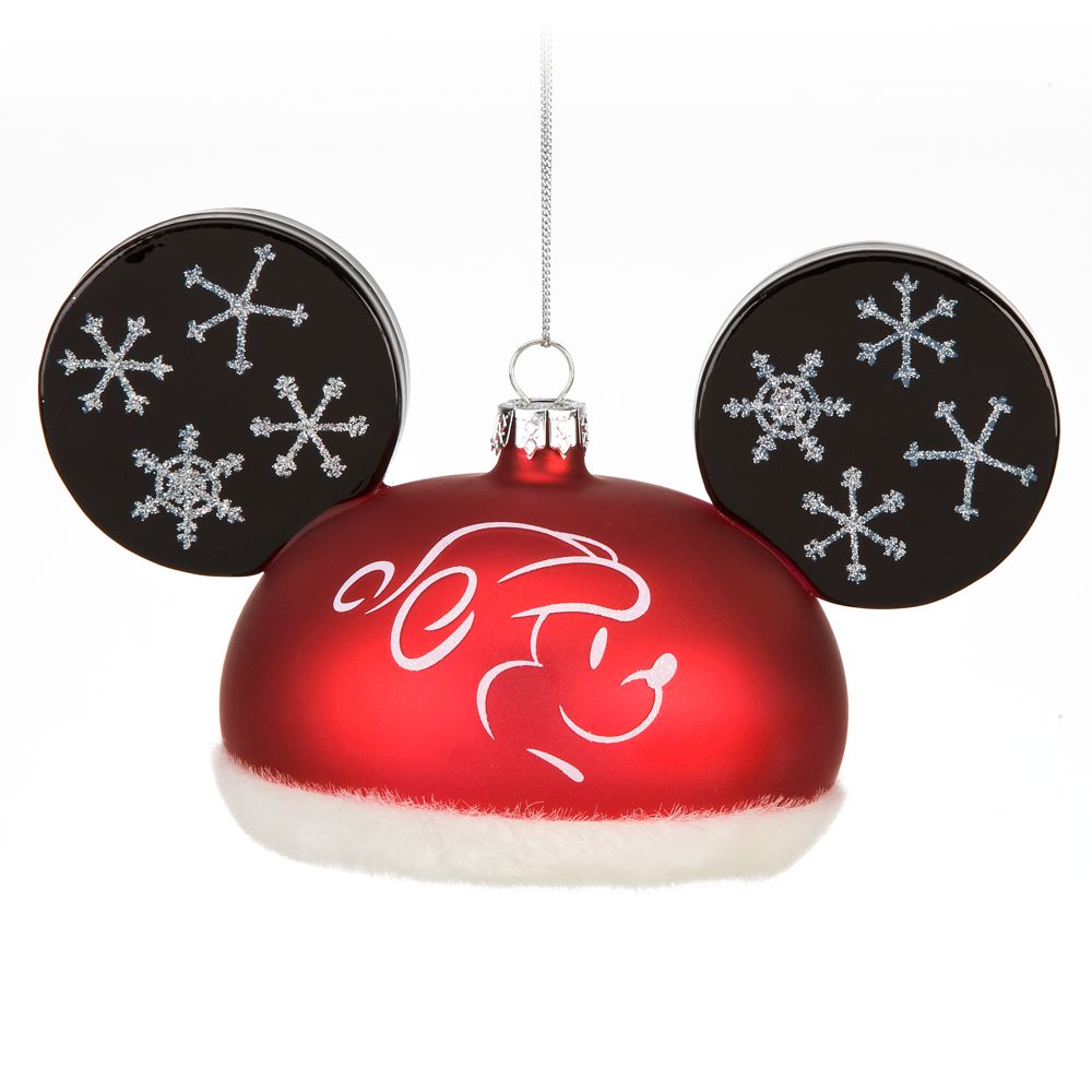 Santa Hat Mickey Mouse Ornament