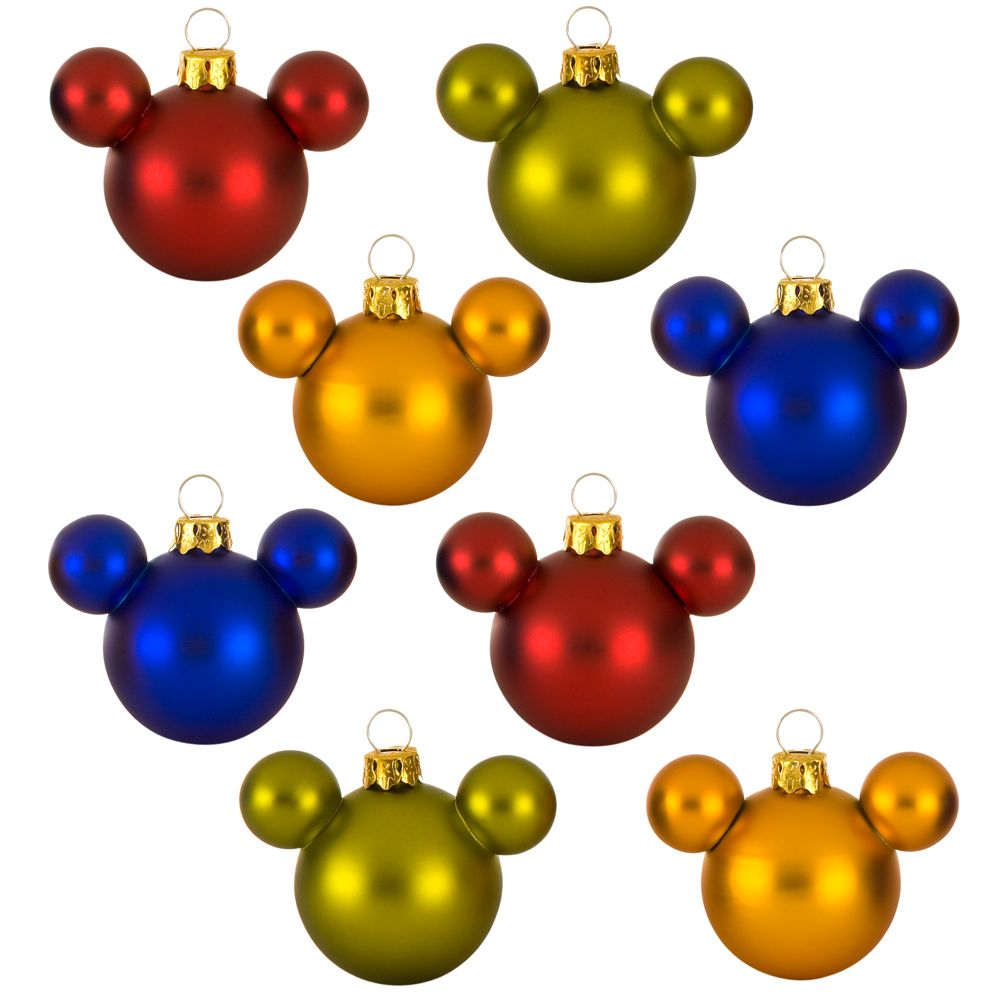 Mickey Holiday Ornament Set - Mini