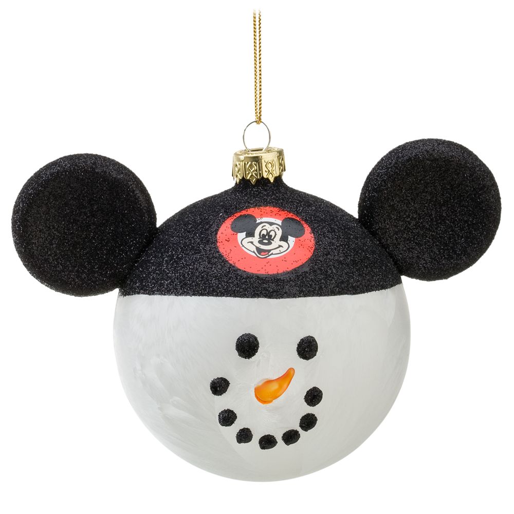 Mickey Mouse Snowman Ornament