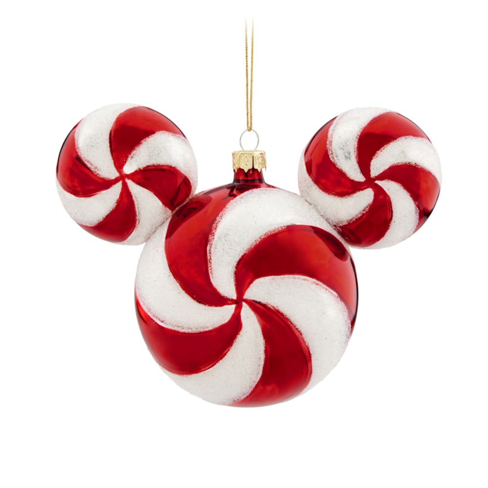 Peppermint Twist Mickey Mouse Ornament