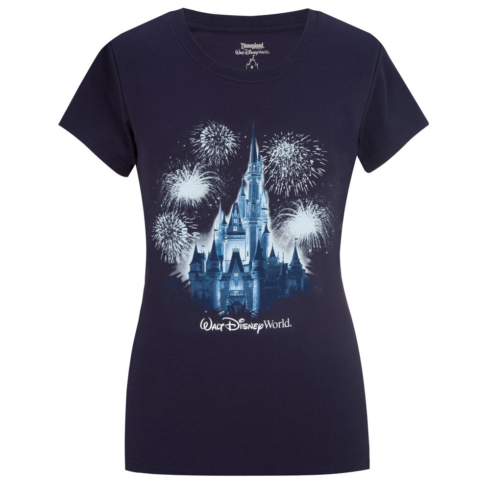 Glitter Castle Walt Disney World Resort Tee for Women
