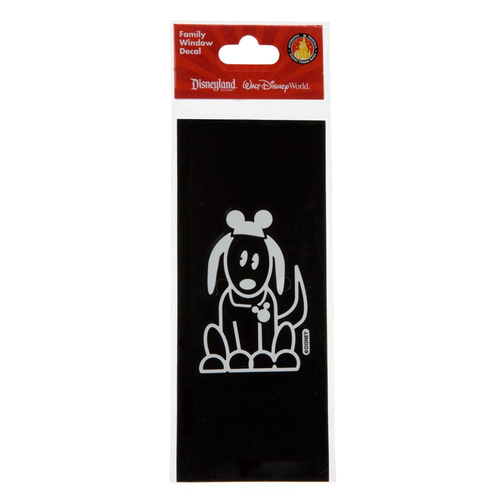 Disney Parks Authentic Family Window Decal -- Dog