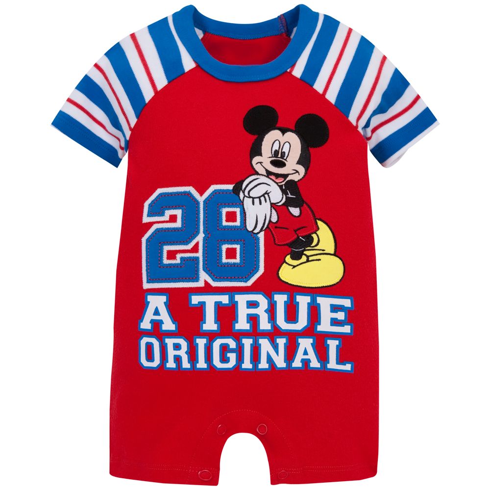 ''A True Original'' Mickey Mouse Tiny Tee Coverall for Baby Boy