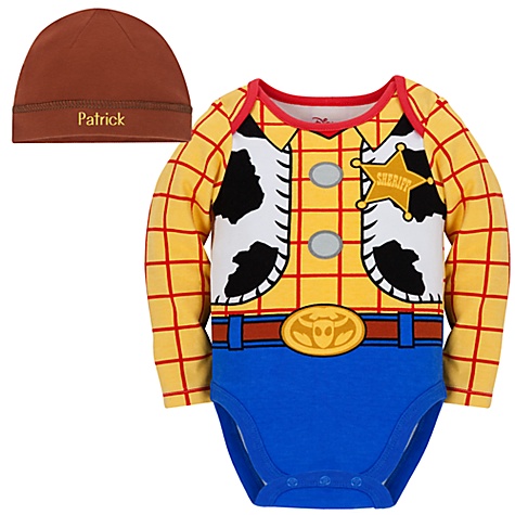 Woody Disney Cuddly Bodysuit Set for Baby - Personalizable