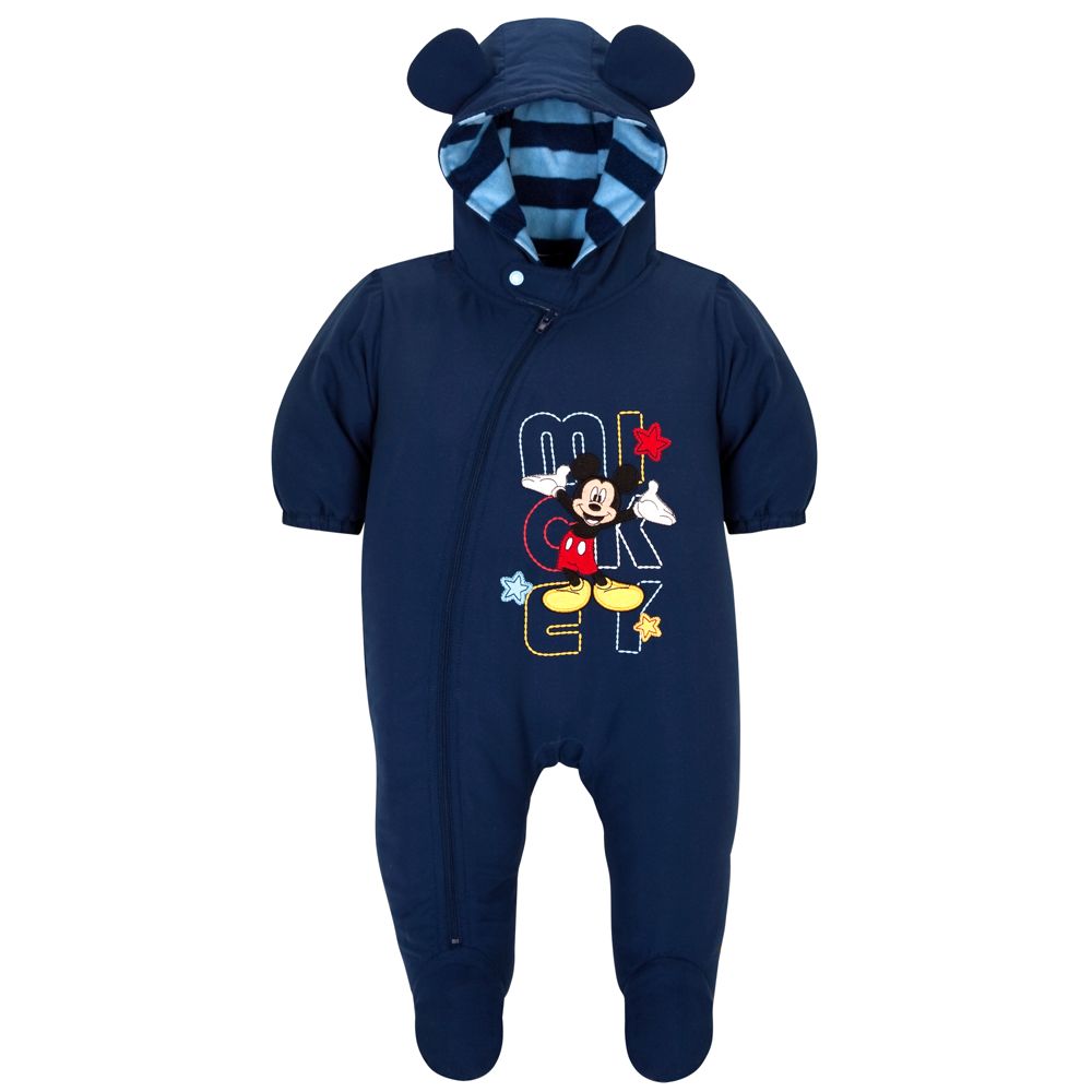 Hooded Mickey Mouse Snowsuit for Baby Boys