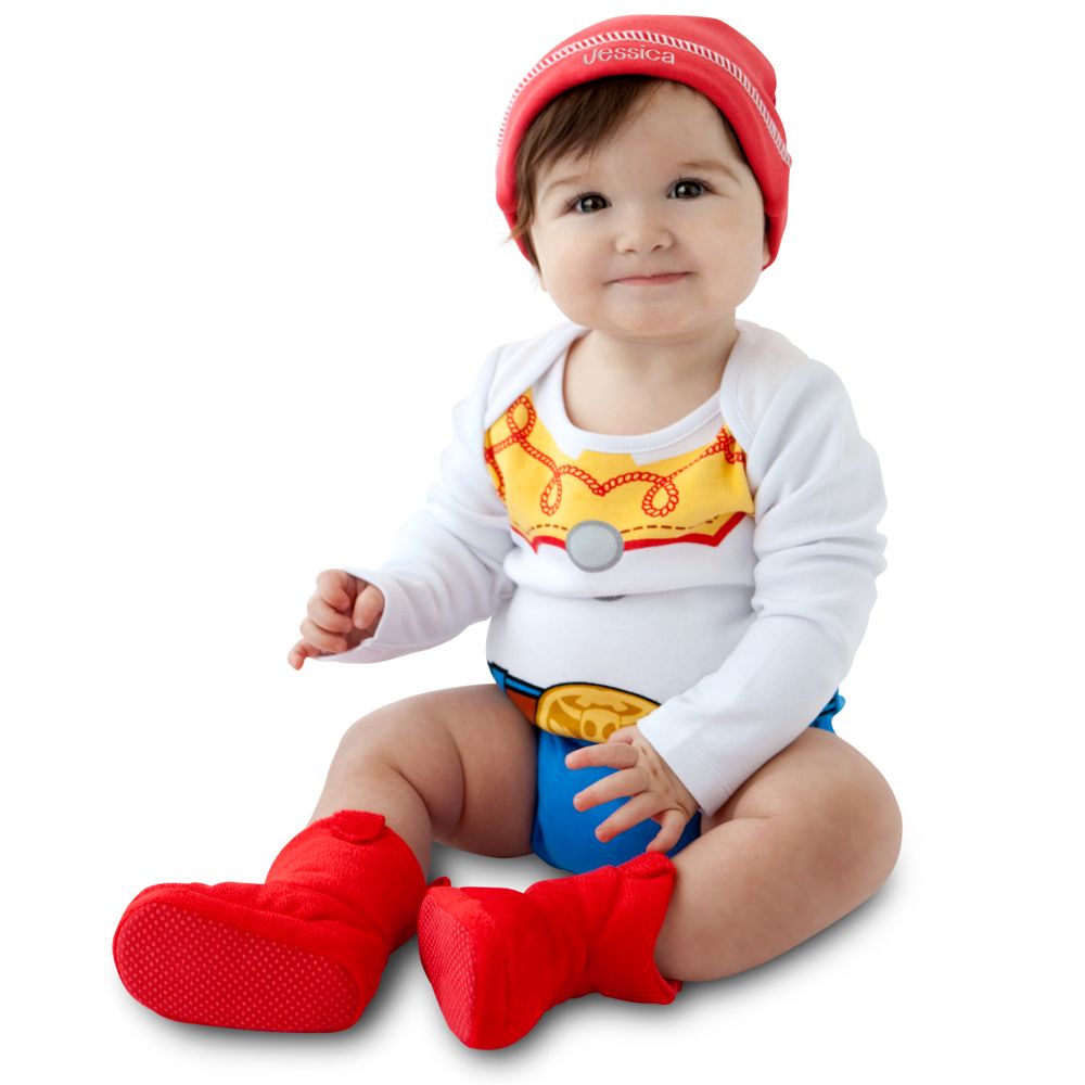Jessie Costume Bodysuit and Cap for Infants -- Made With Organic Cotton
