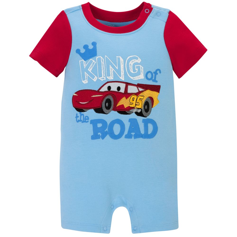 Lightning McQueen Tiny Tee Coverall for Baby Boy