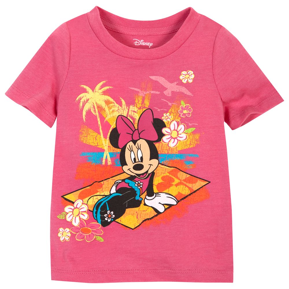 Summer Brights Minnie Mouse Tee for Toddler Girls