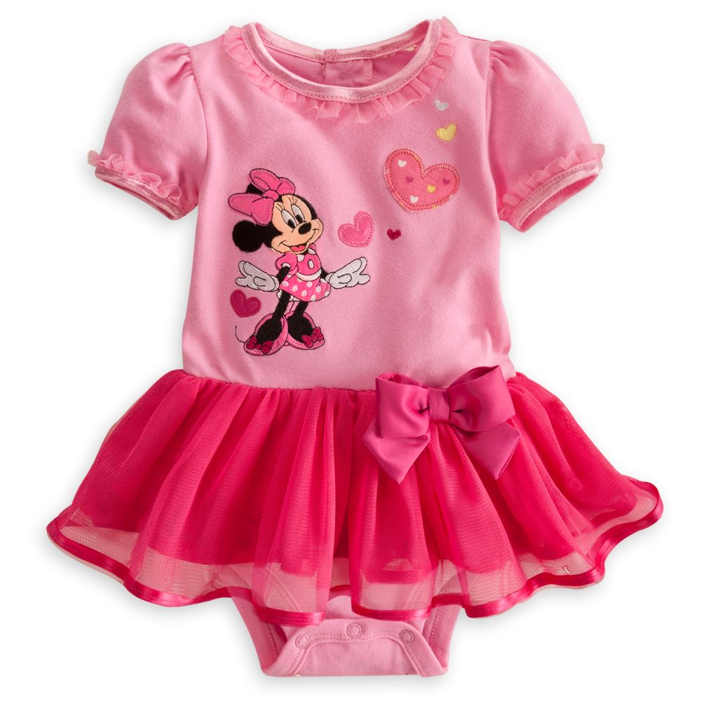 Minnie Mouse Disney Cuddly Bodysuit for Baby with Tutu
