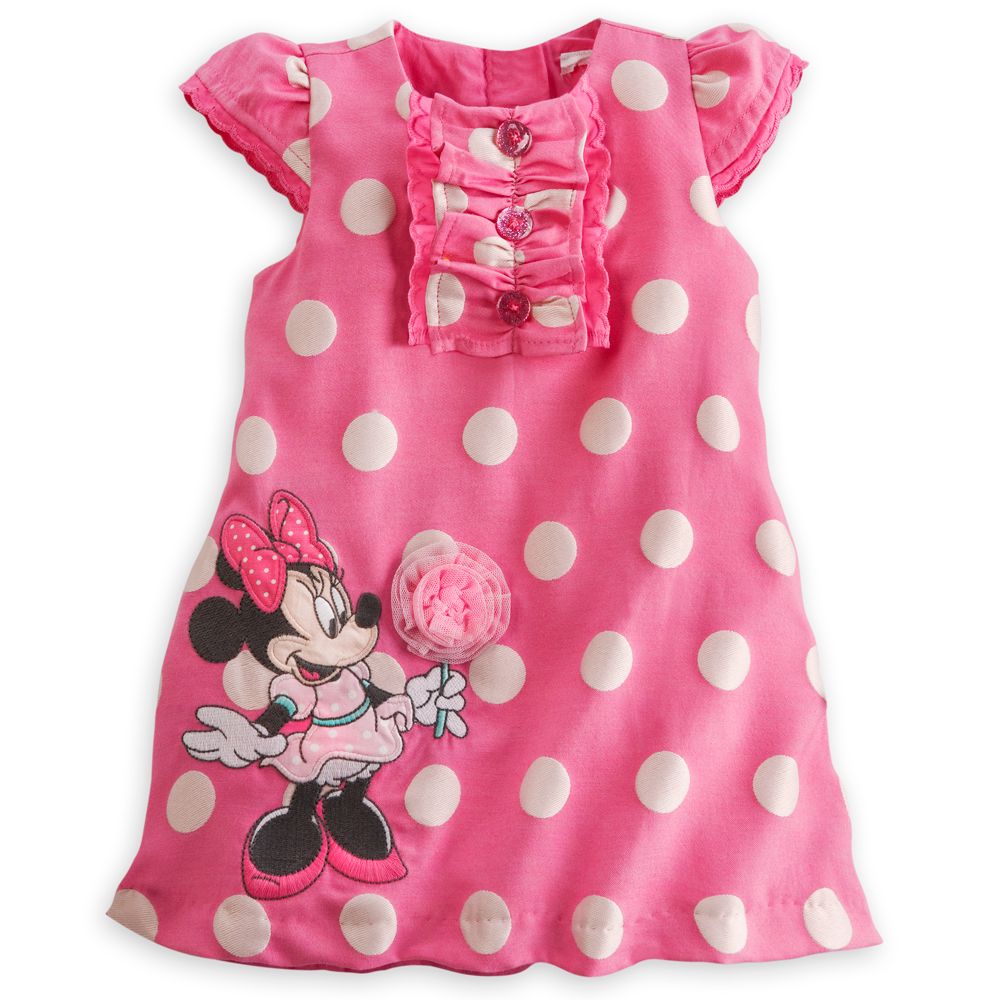 Minnie Mouse Woven Polka Dot Dress for Baby
