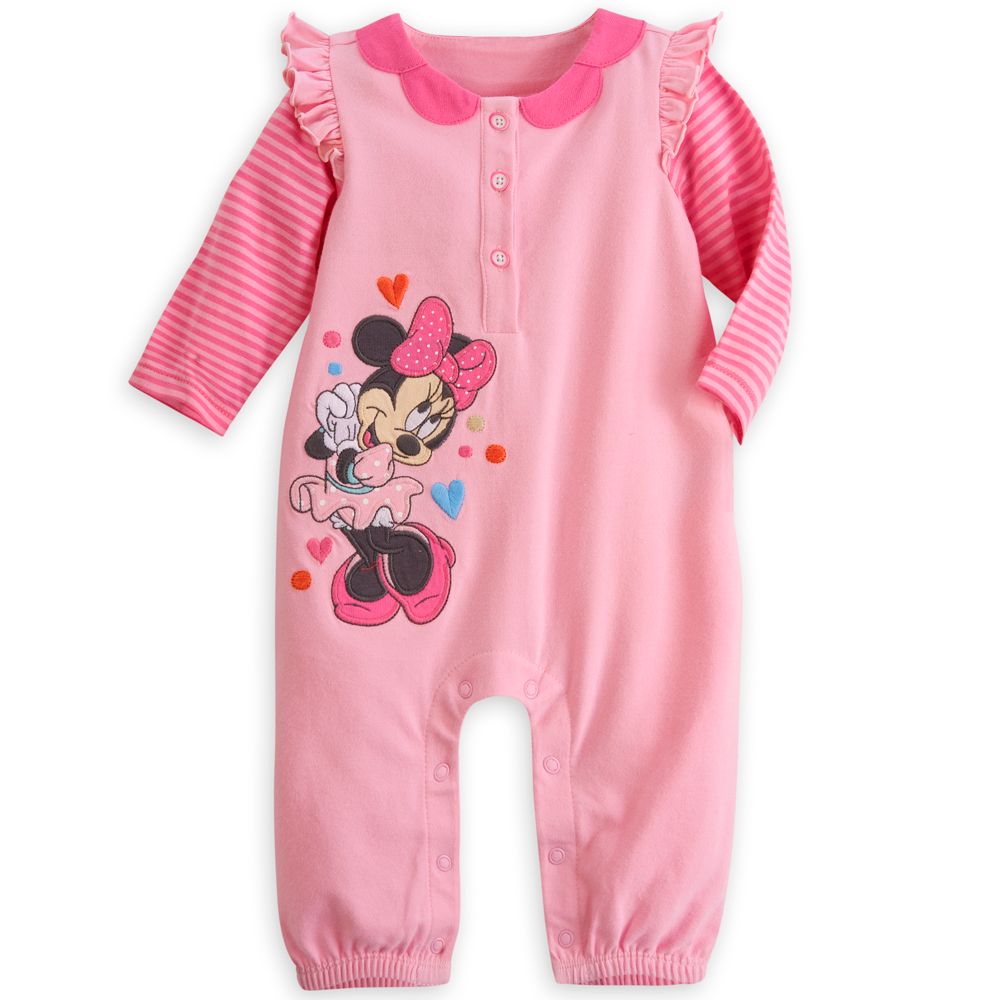 Minnie Mouse Knit Romper for Baby