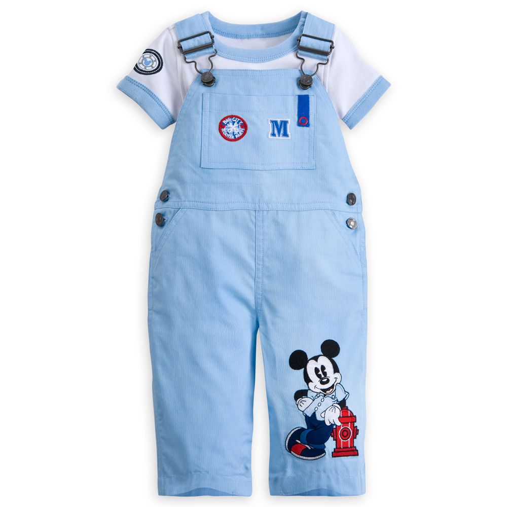 Mickey Mouse Corduroy Dungaree Set for Baby