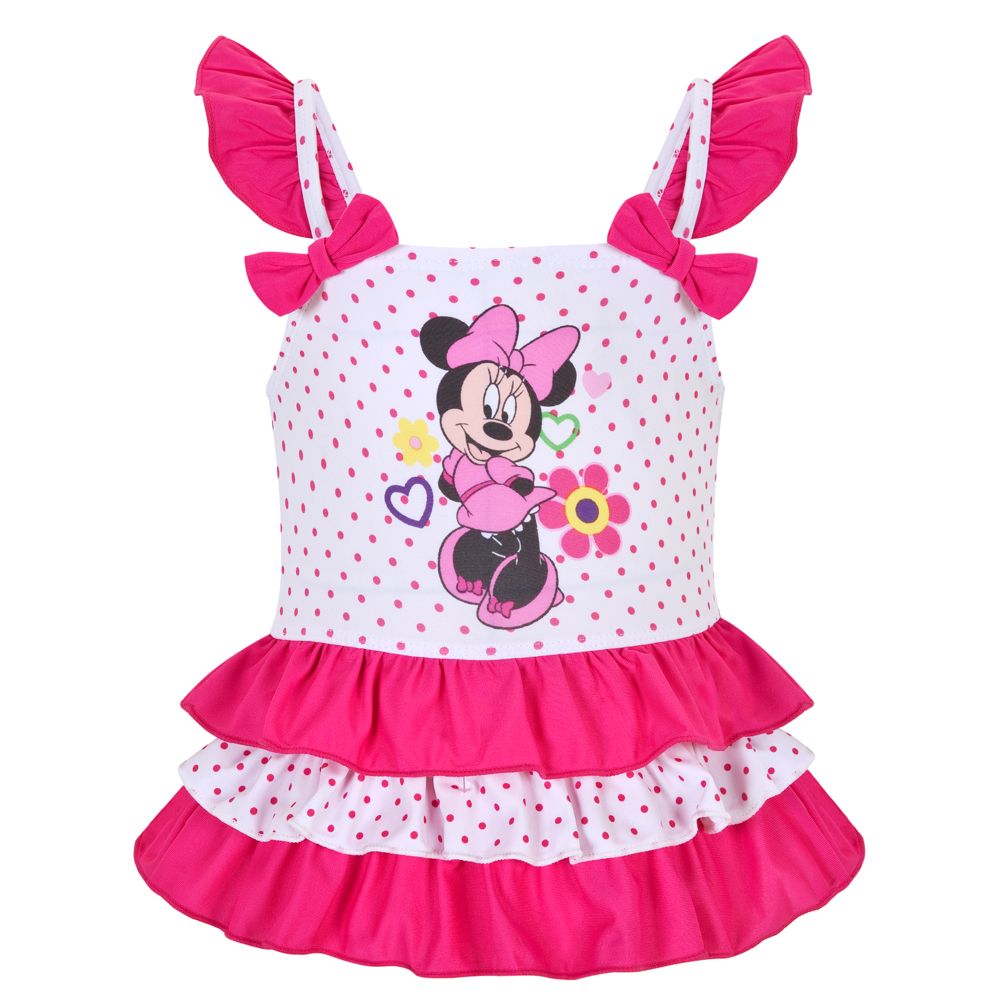 Polka-Dotted Minnie Mouse Swimsuit for Baby Girls