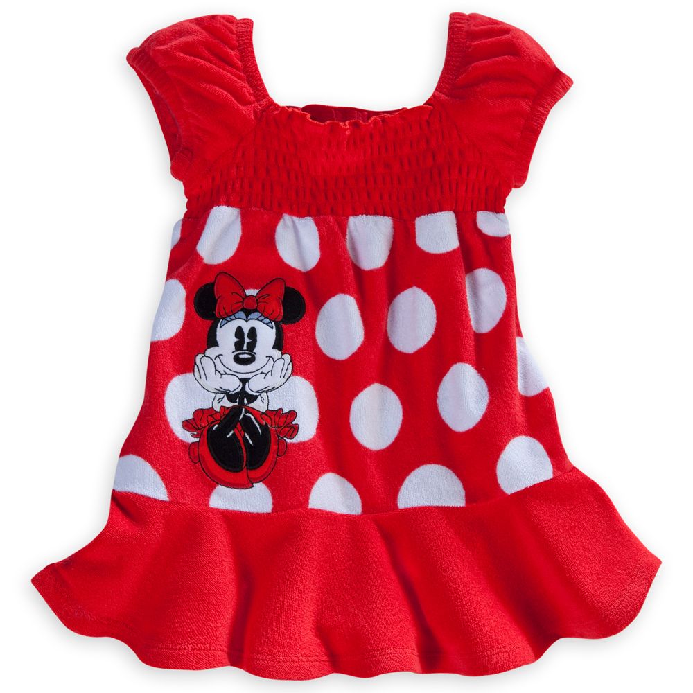 Minnie Mouse Red Cover-Up Dress for Baby