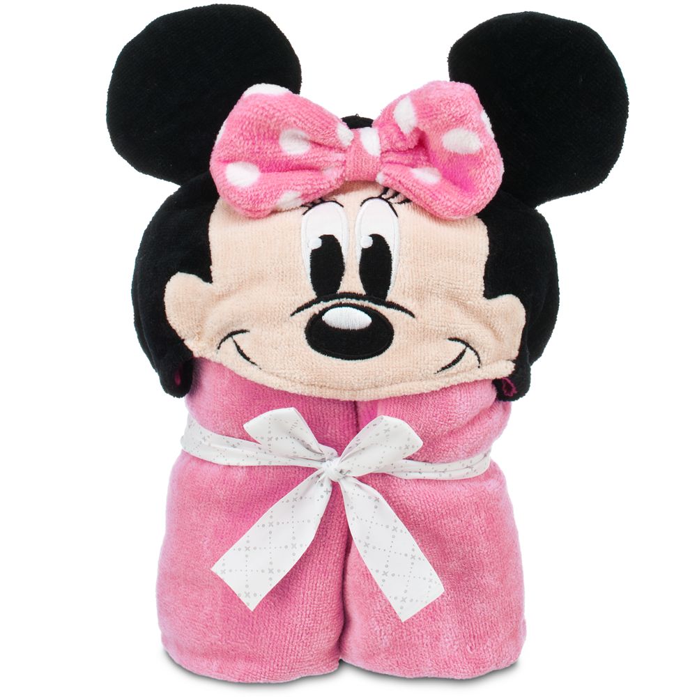 Minnie Mouse Hooded Towel for Baby - Personalizable
