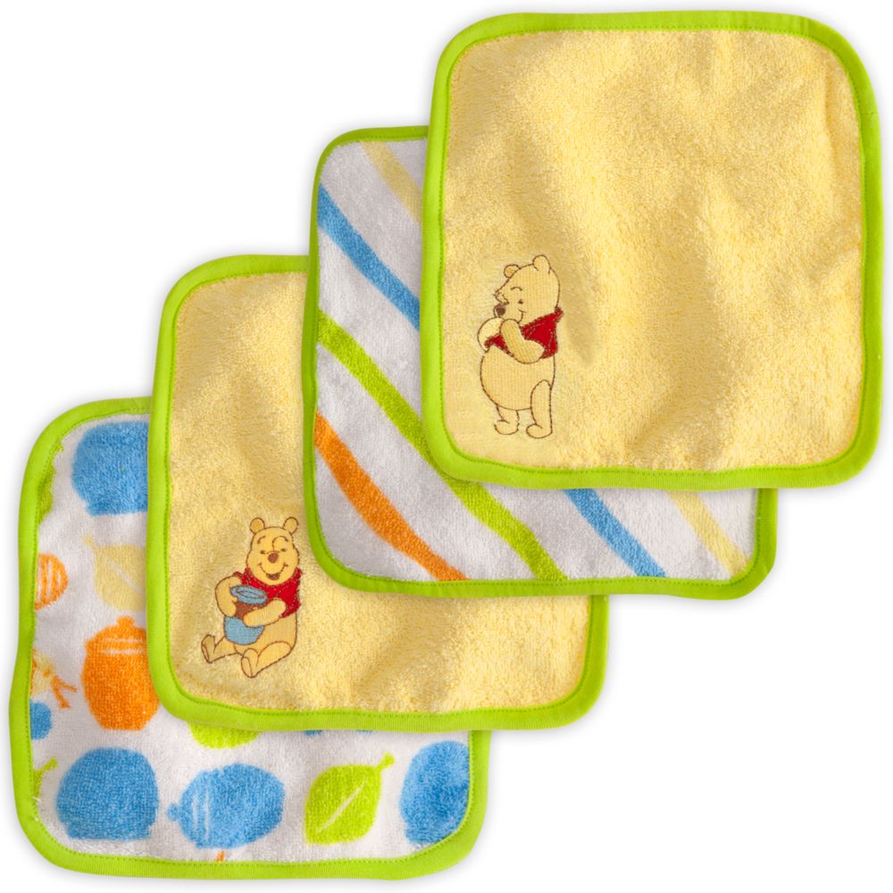 Winnie the Pooh Washcloth Set for Baby