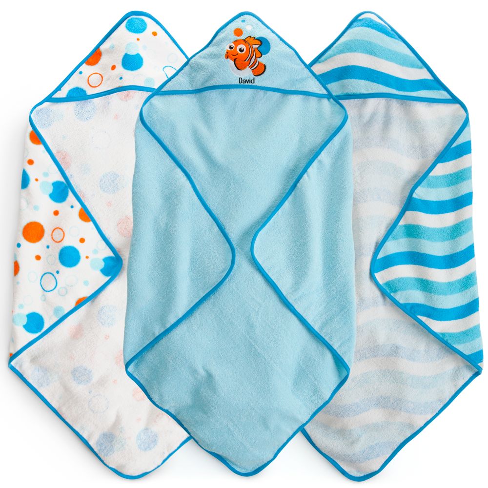 Finding Nemo Hooded Towel Set for Baby - Personalizable