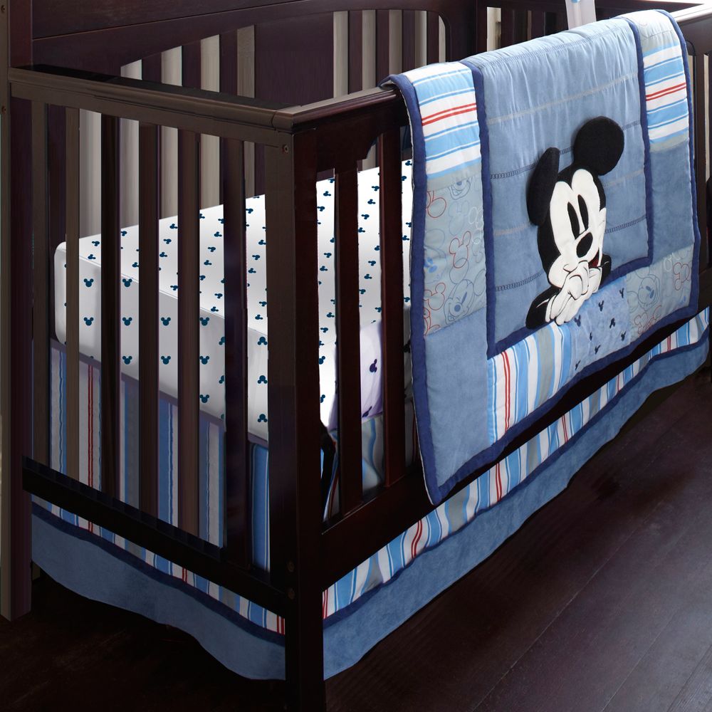 Mickey Mouse Crib Bedding Set