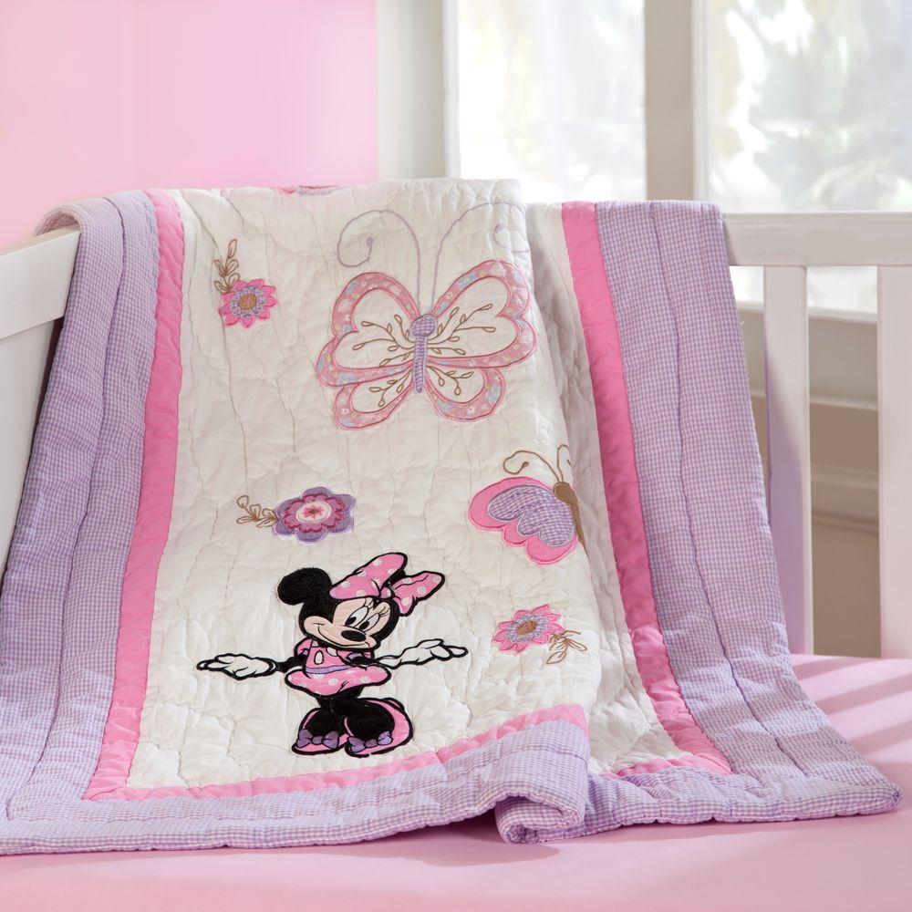 Minnie Mouse Quilt for Baby - Heirloom - Personalizable