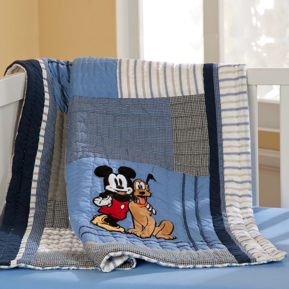 Mickey Mouse Quilt for Baby - Heirloom - Personalizable