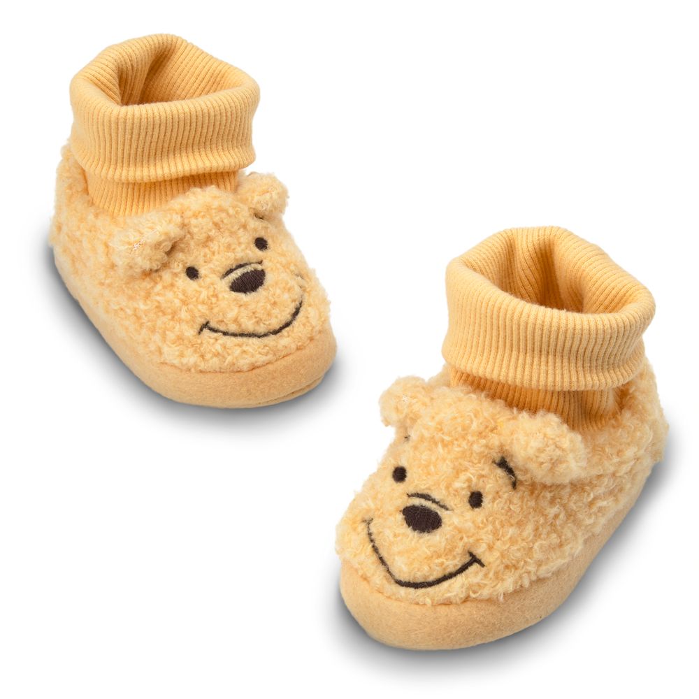 Winnie the Pooh Plush Slippers for Baby