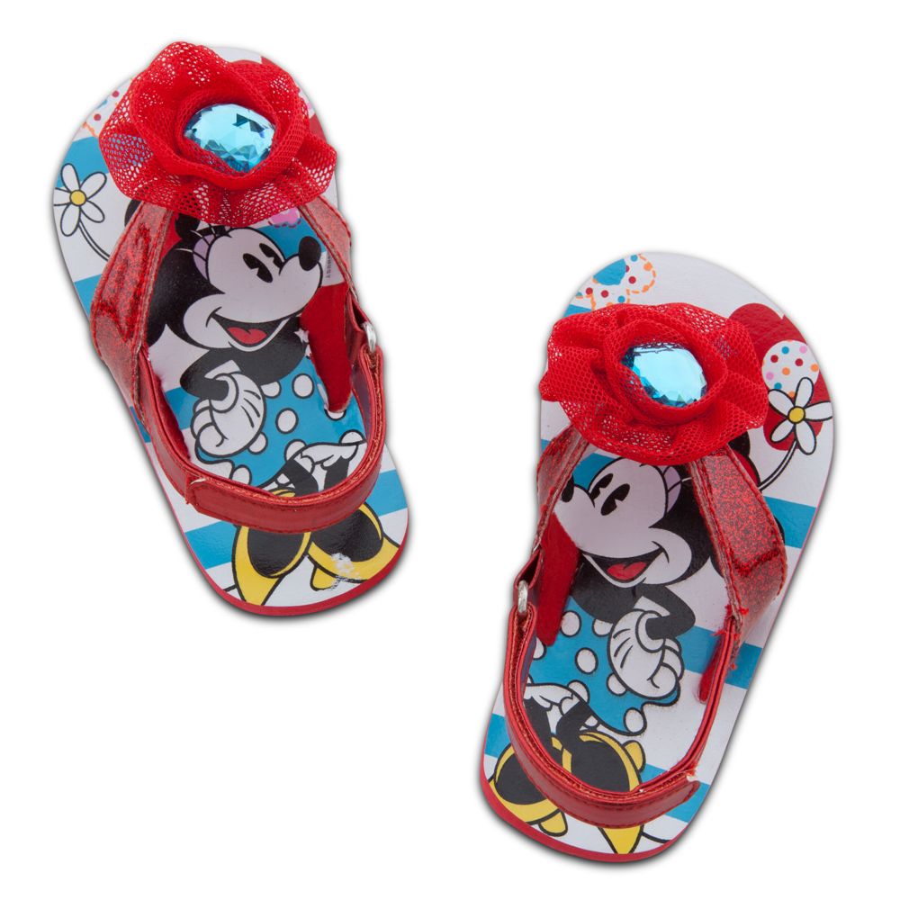 Minnie Mouse Flip Flops for Baby