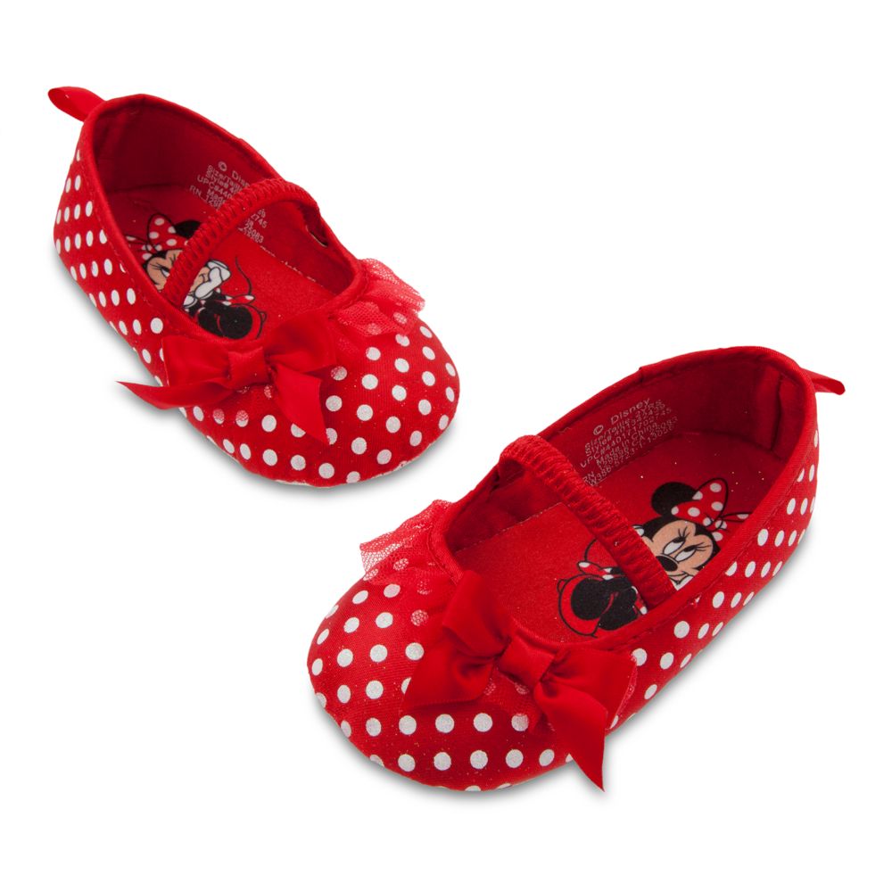 Minnie Mouse Costume Shoes for Baby - Red | Shoes  Socks | Disney ...