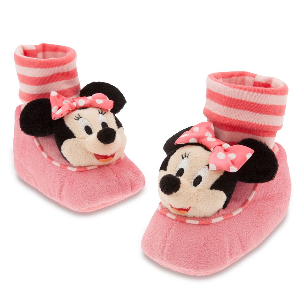 Baby infants Minnie Mouse for Plush  Slippers for slippers
