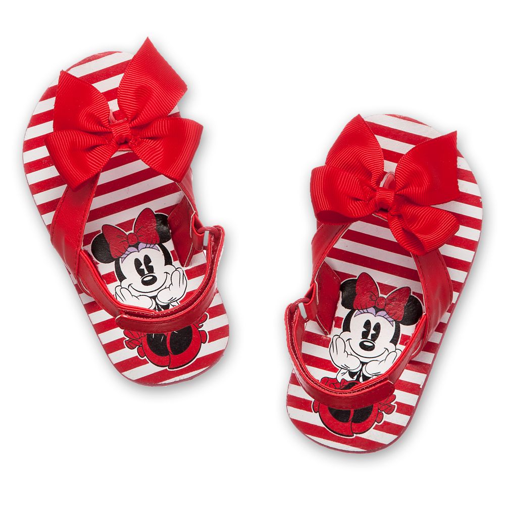 Minnie Mouse Flip Flops for Baby - Red | Shoes  Socks | Disney Baby ...