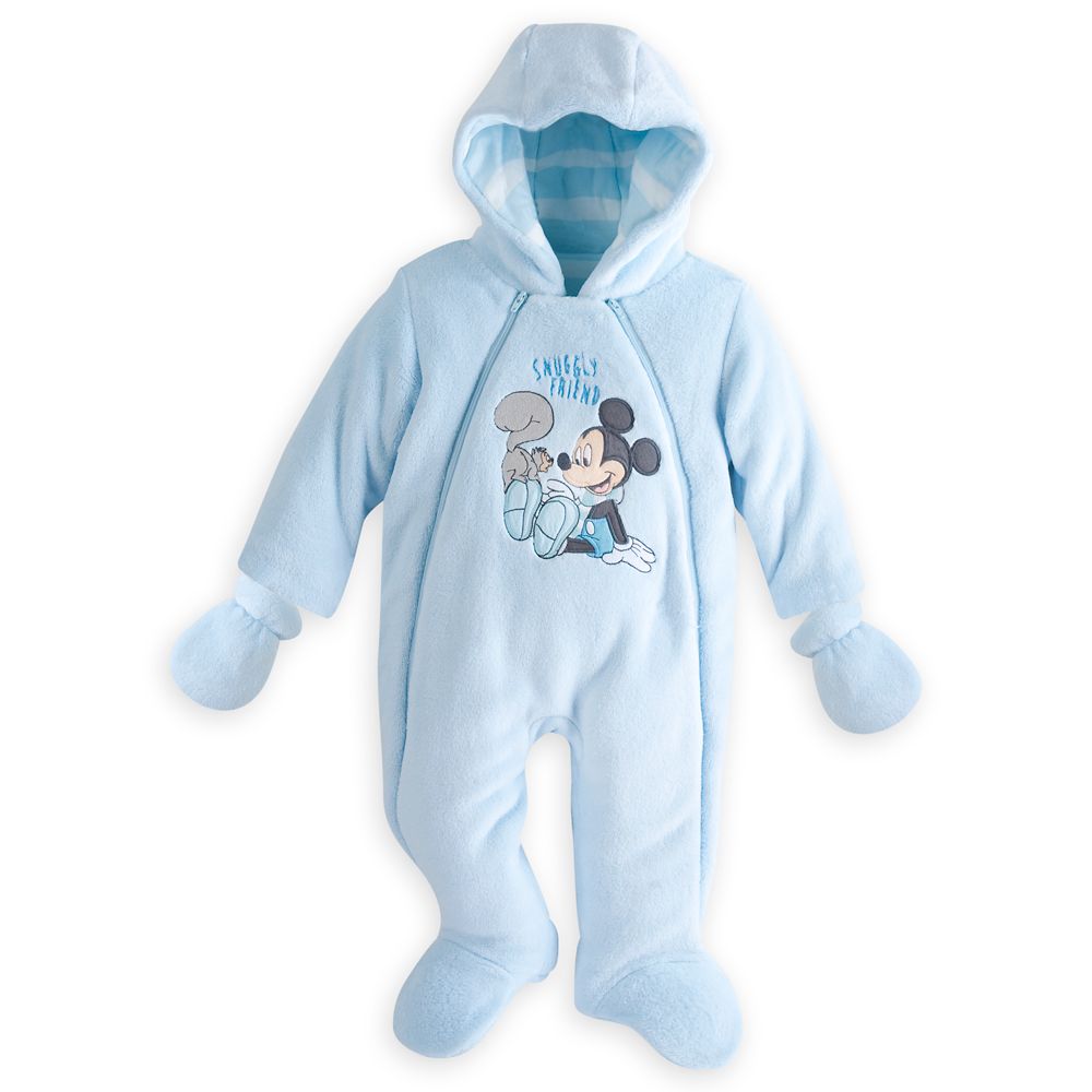 Mickey Mouse Fleece Snugglesuit for Baby