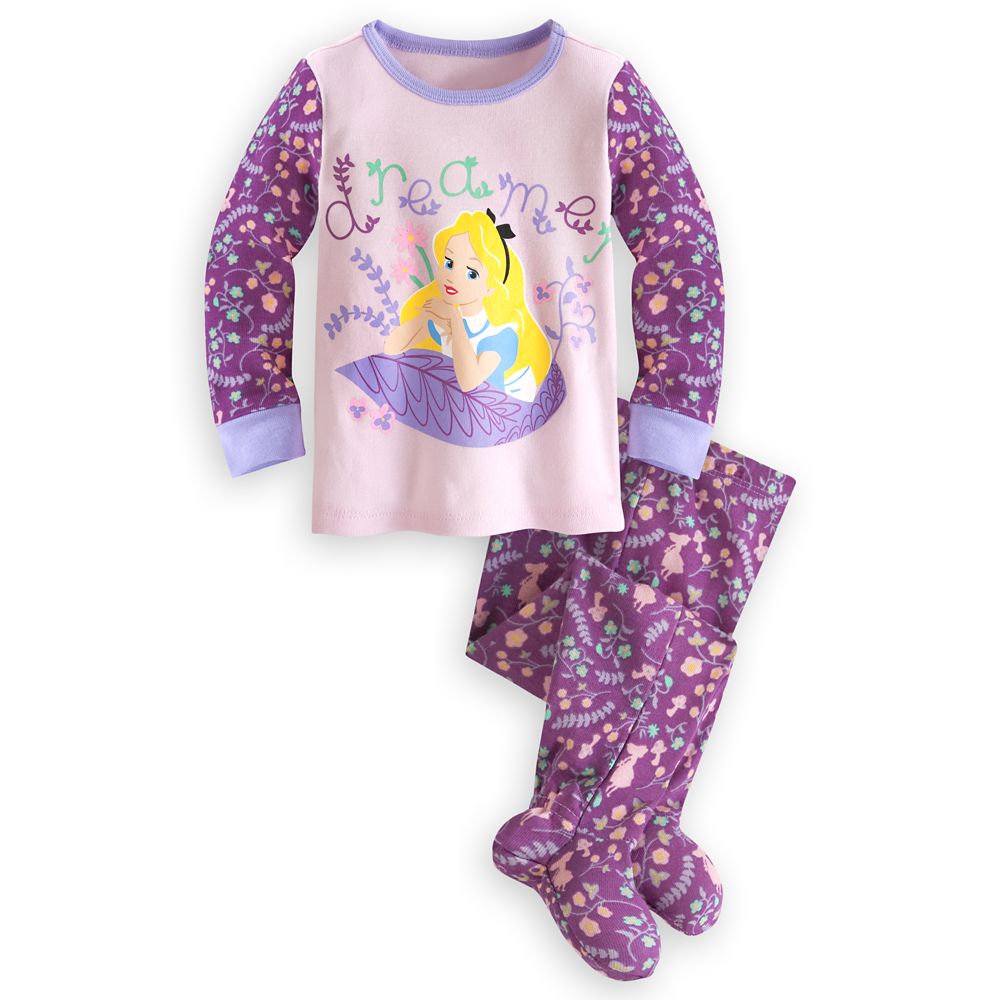 Alice in Wonderland Footed PJ PALS for Baby