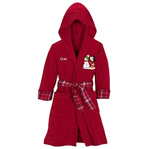 Personalized ''Share the Magic'' Mickey Mouse Fleece Robe for Kids