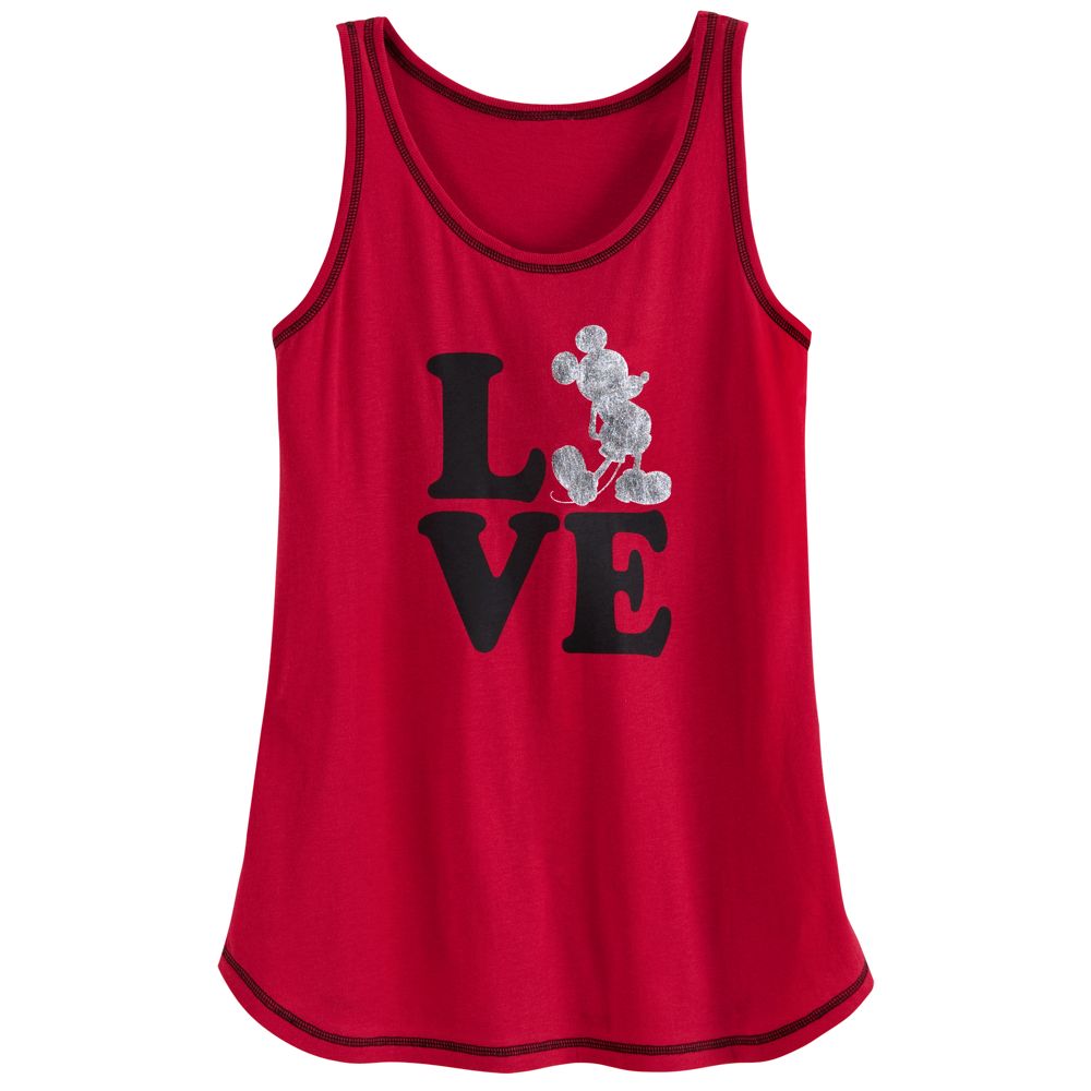 ''LOVE'' Mickey Mouse Sleep Tank for Women