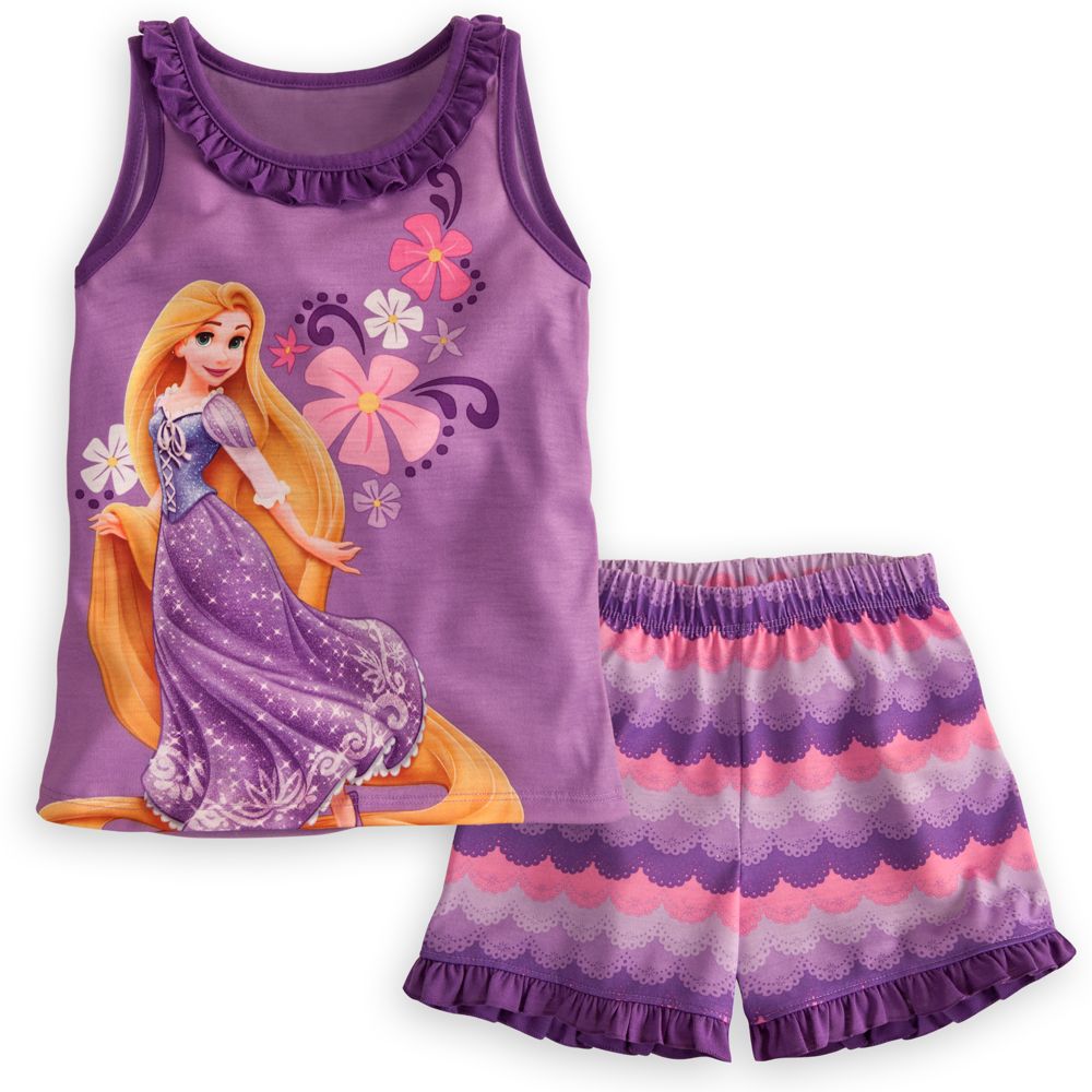 Rapunzel Pajamas Sleep Set for Girls
