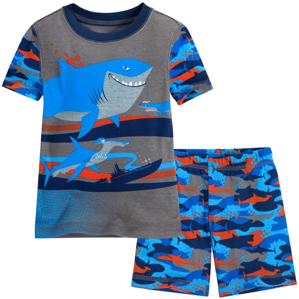 Short Glow-In-The-Dark Finding Nemo Bruce PJ Pal for Boys