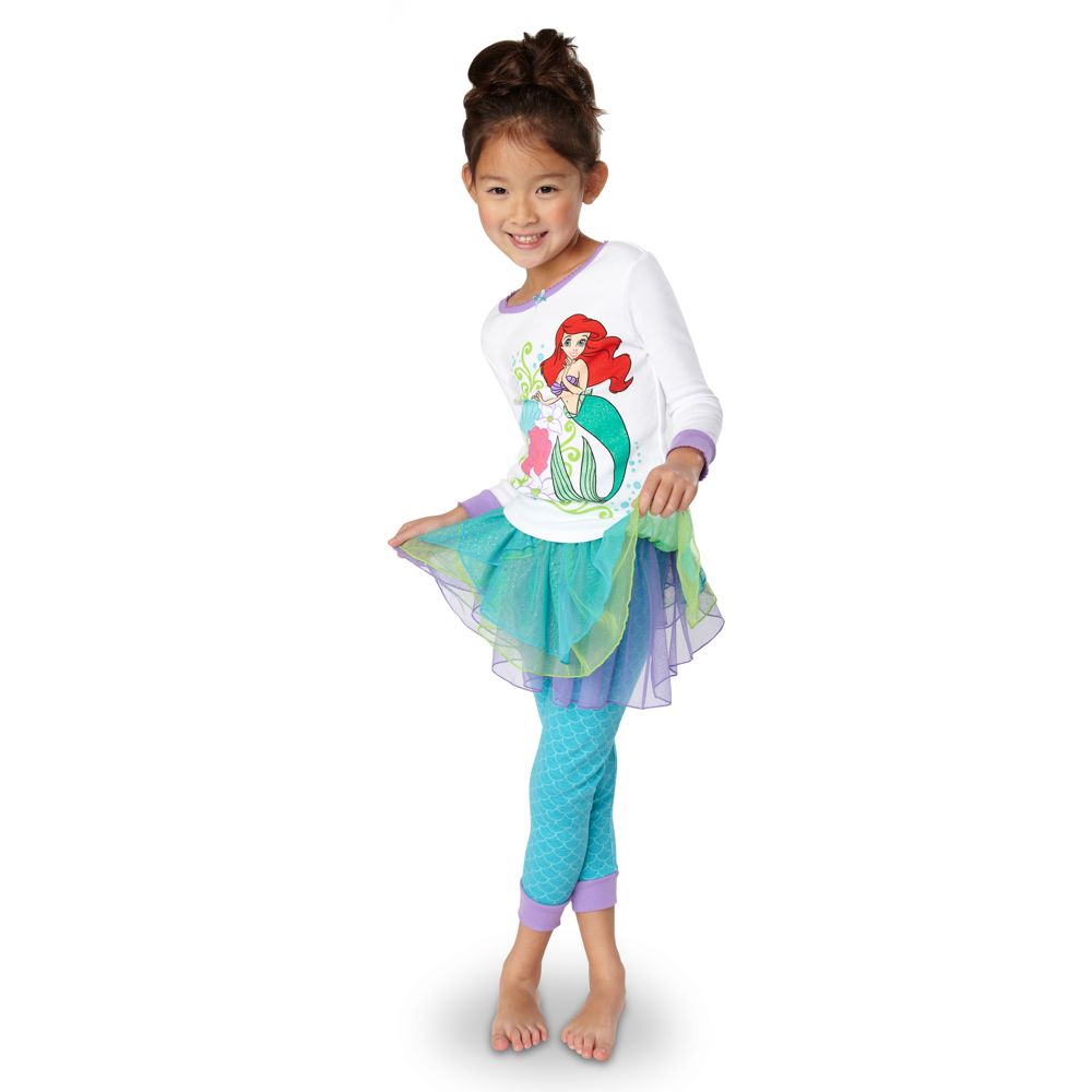 Deluxe Ariel PJ Pal and Tutu for Girls -- 3-Pc.