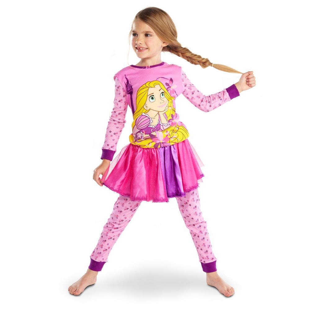 Rapunzel Deluxe PJ Pal and Tutu Set for Girls