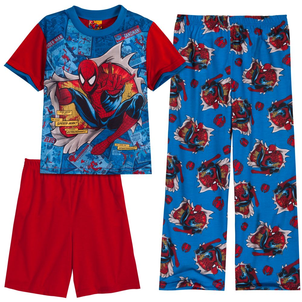 Spider-Man PJ Pal Set -- 3-Pc.