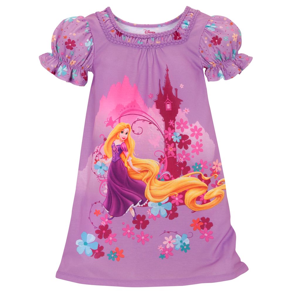 Floral Rapunzel Nightshirt for Girls